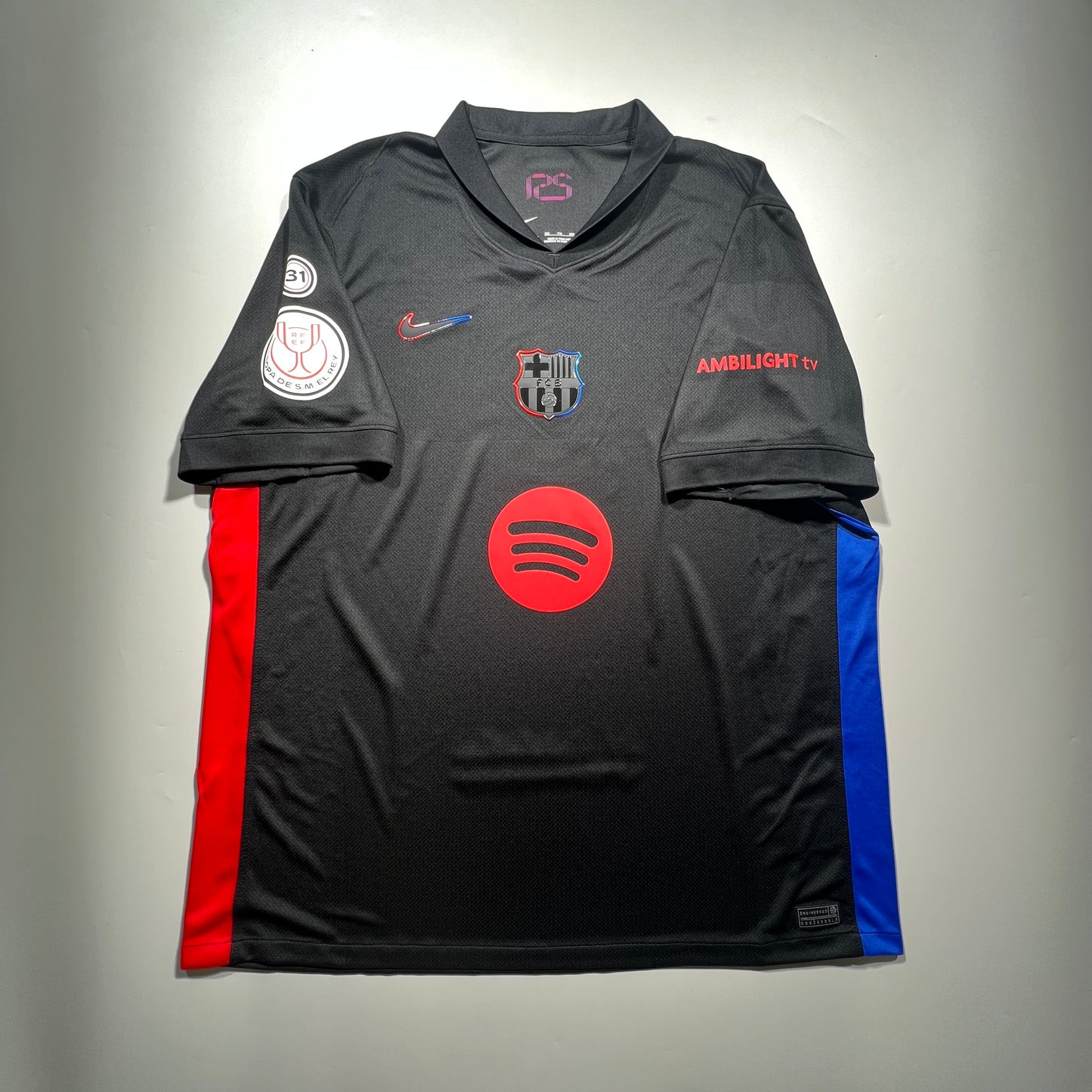[Pre-Order] Official #9 Lewandowski 24/25 FC Barcelona Away Stadium Shirt Copa Del Rey Nike FN8792-010