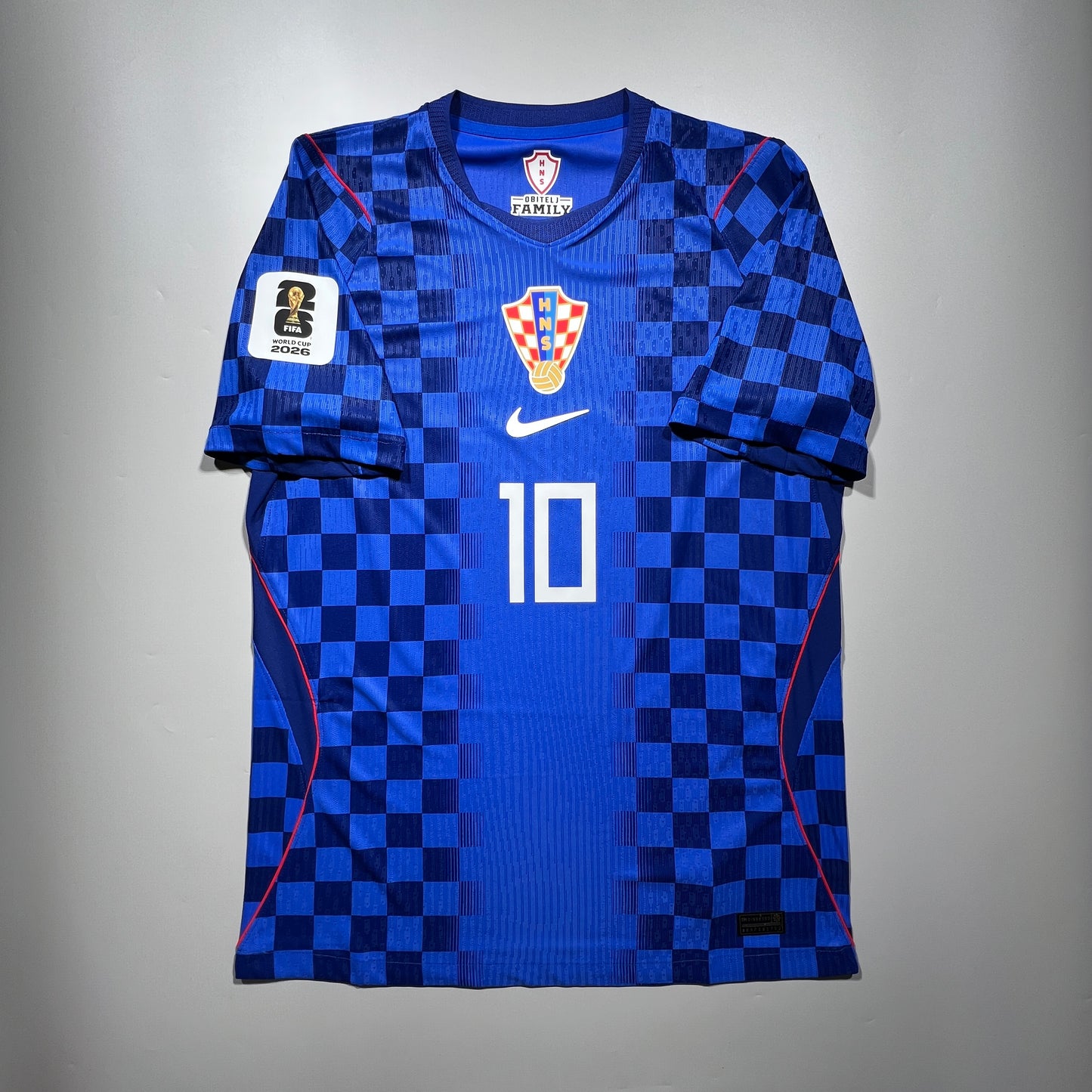 [Pre-Order] Official #10 Modric 2026 Croatia Away Authentic Shirt WC2026 Nike IO8642-455