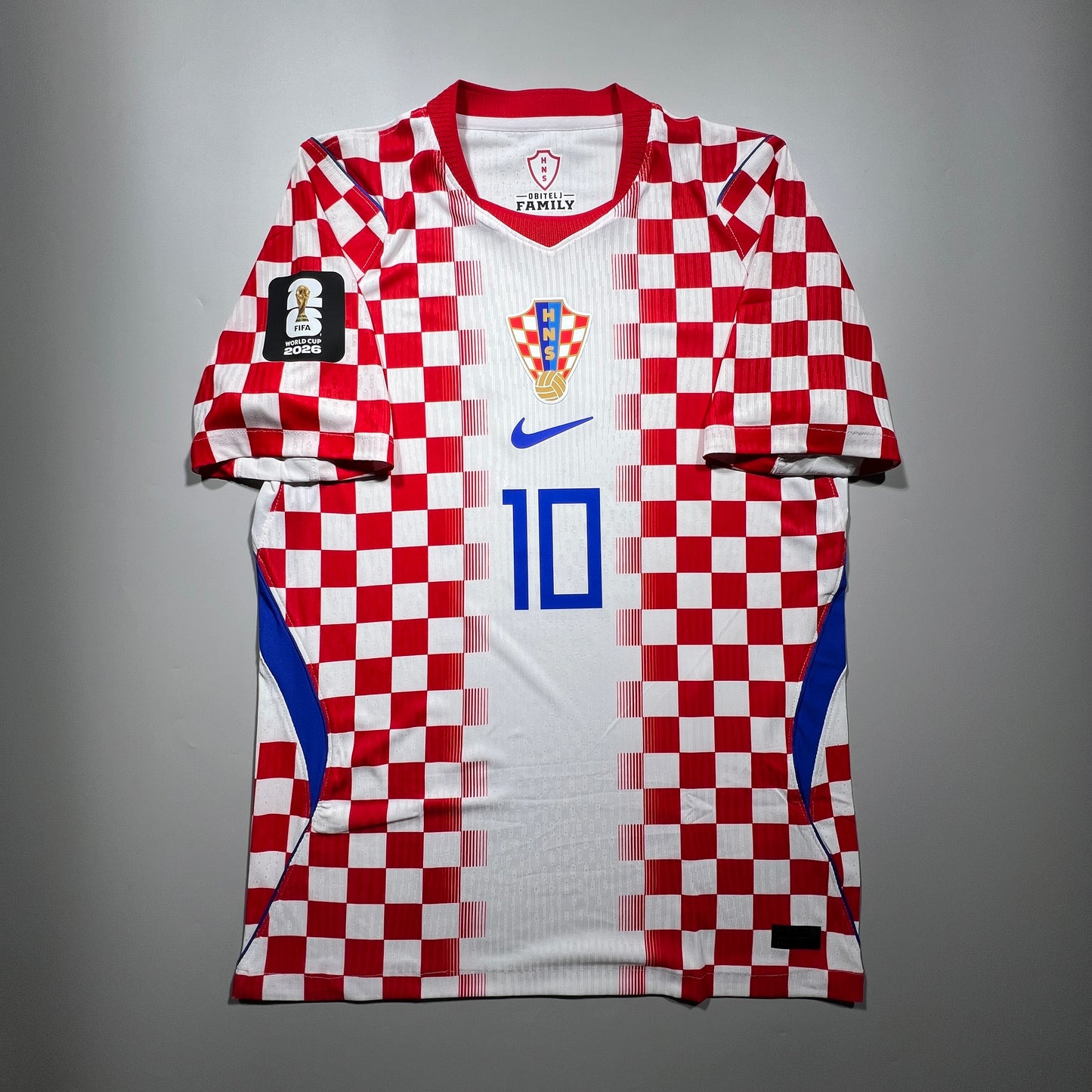 [Pre-Order] Official #10 Modric 2026 Croatia Home Authentic Shirt WC2026 Nike IO8643-100