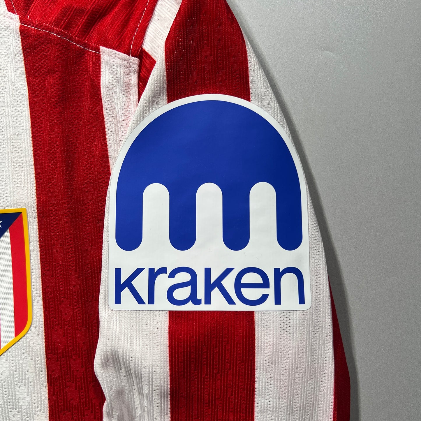 [Pre-Order] Official #7 Griezmann 25/26 Atletico Madrid Home Player Issue Long Sleeve Shirt UCL Nike HJ4450-614