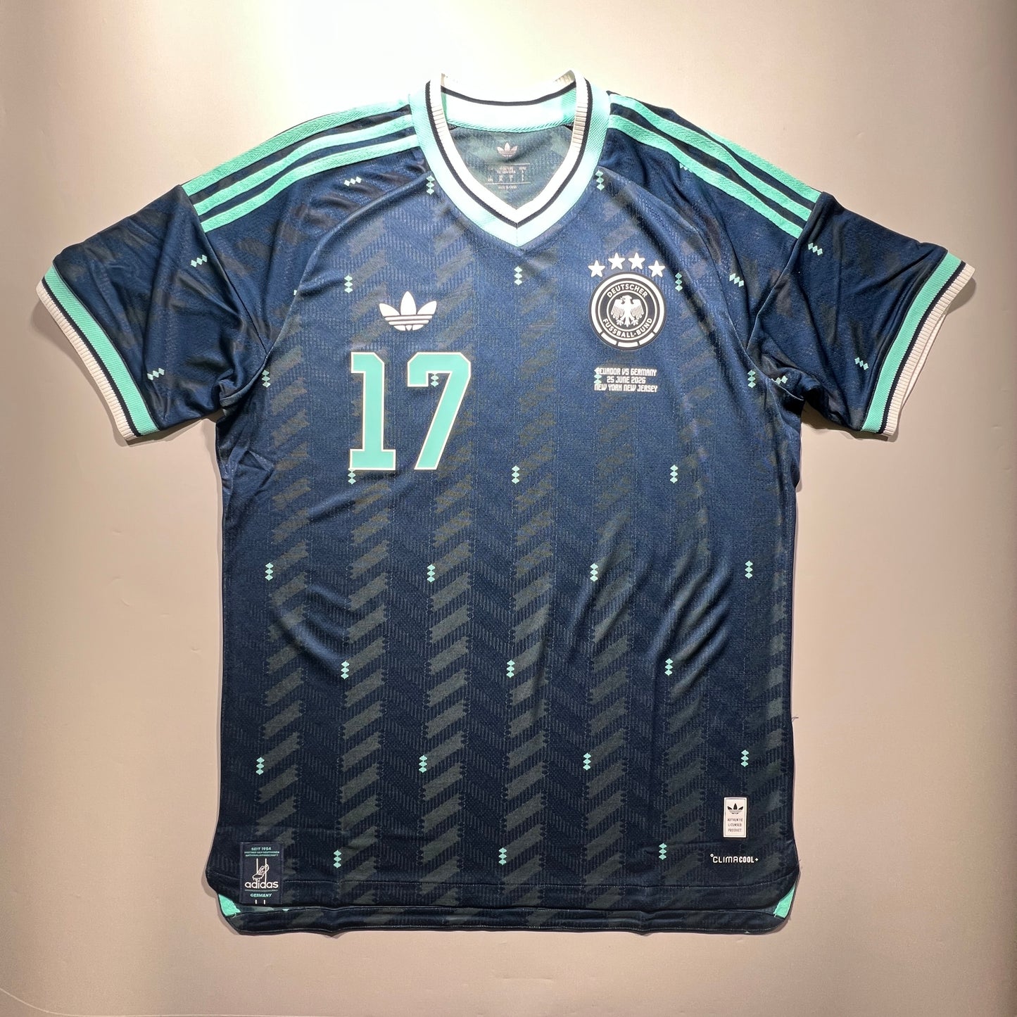 Officiall #17 Wirtz 2026 Germany Away Authetic Shirt Adidas IP8166
