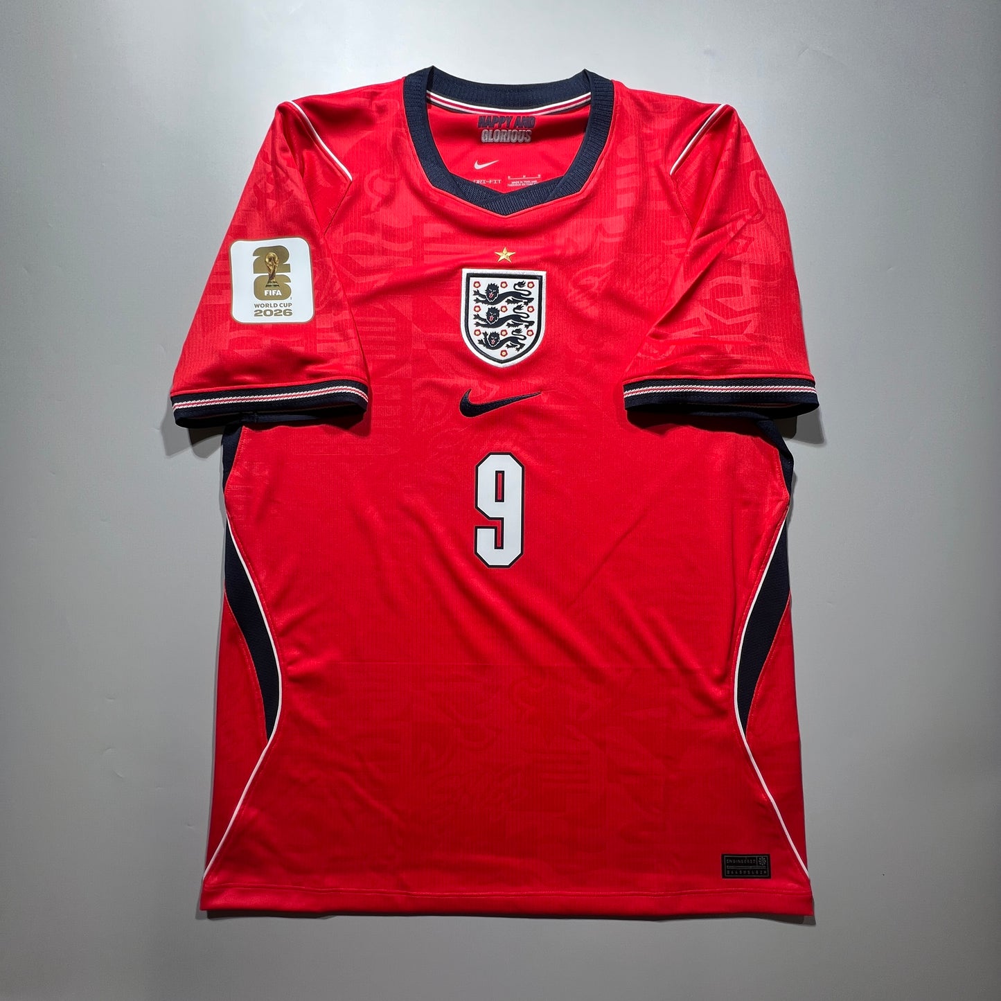 [Pre-Order] Official #9 Kane 2026 England Away Stadium Shirt Nike IB5361-624