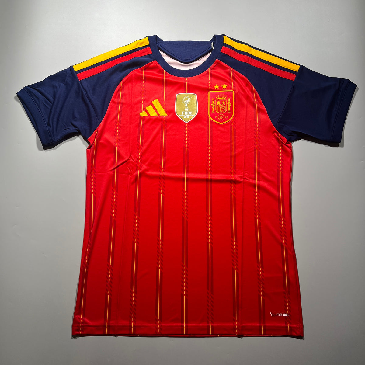[Pre-Order] 2026 Spain Home Stadium 2-Star Winners Shirt Adidas KF4411