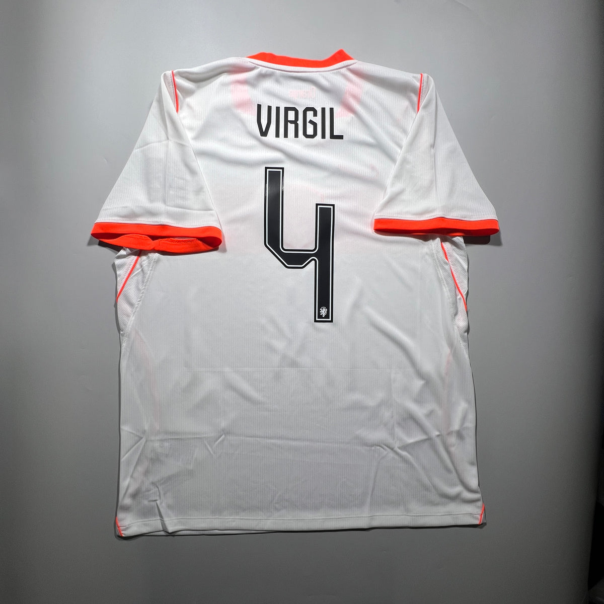 Official #4 Virgil 2026 Netherlands Away Stadium Shirt Nike IB5391-100