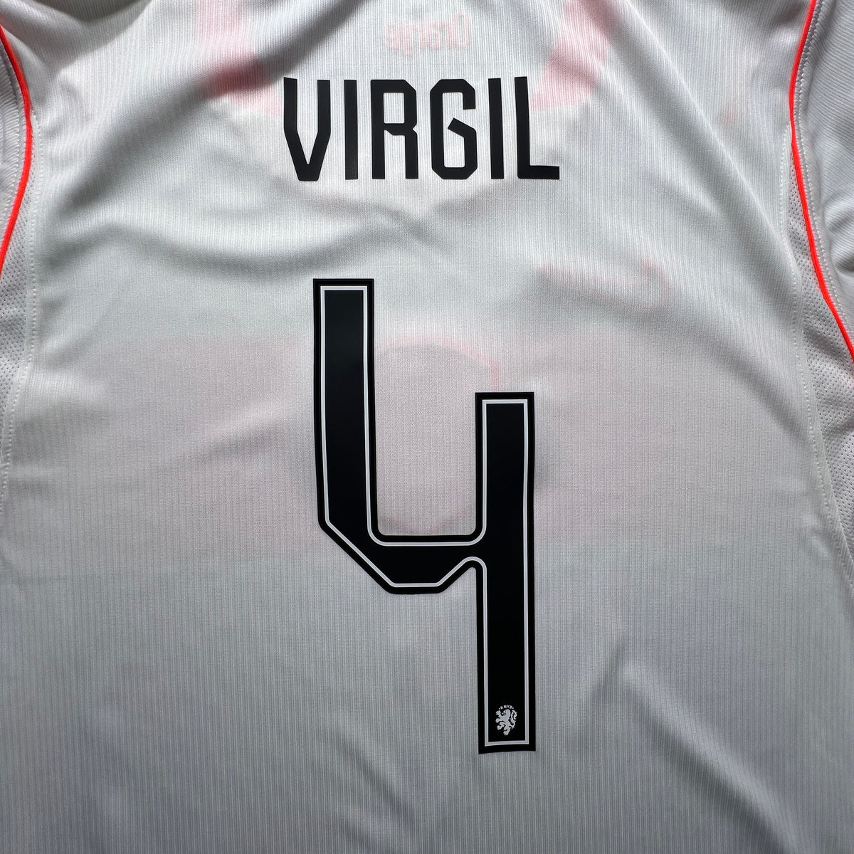 Official #4 Virgil 2026 Netherlands Away Stadium Shirt Nike IB5391-100