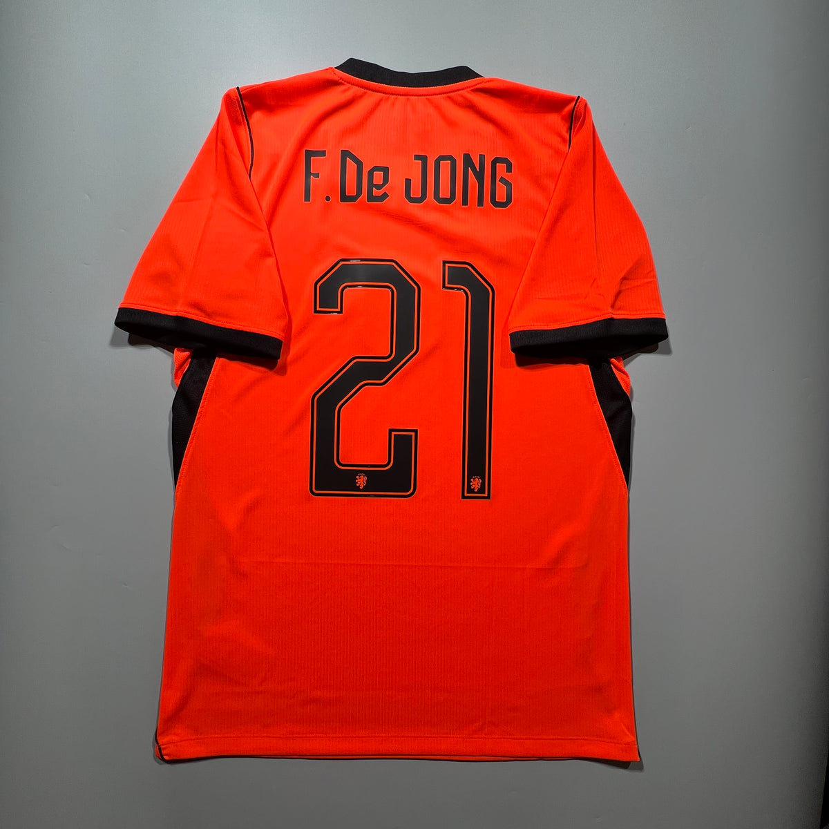 Official #21 F. De Jong 2026 Netherlands Home Stadium Shirt Nike IB5334-809