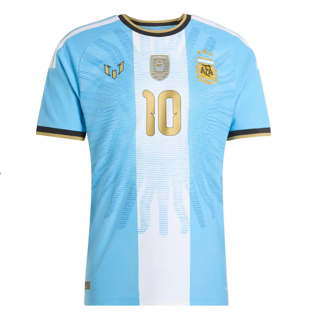 [Pre-Order] Official #10 Messi 2026 Argentina Home Authentic Shirt + Final MDT