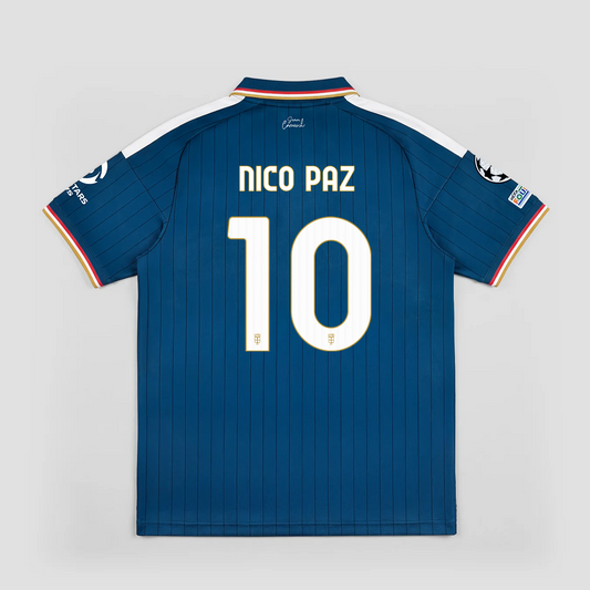 [Pre-Order] Official #10 Nico Paz 26/27 Como 1907 Home Stadium Shirt UCL EU Edition Adidas KH1328