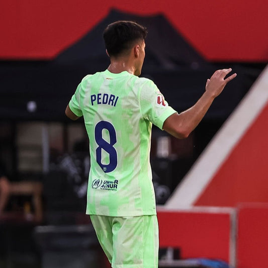 [Pre-Order] [LIMITED] #8 Pedri 25/26 FC Barcelona 3rd Name & Number set + La Liga Full Pack
