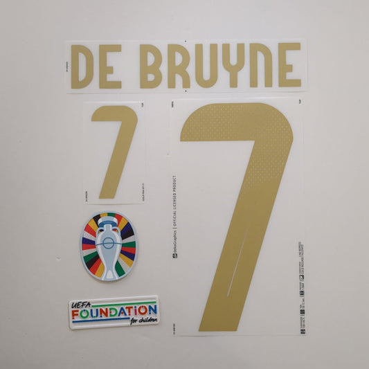 DE BRUYNE Belgium 24-25 Home EURO2024 Pack