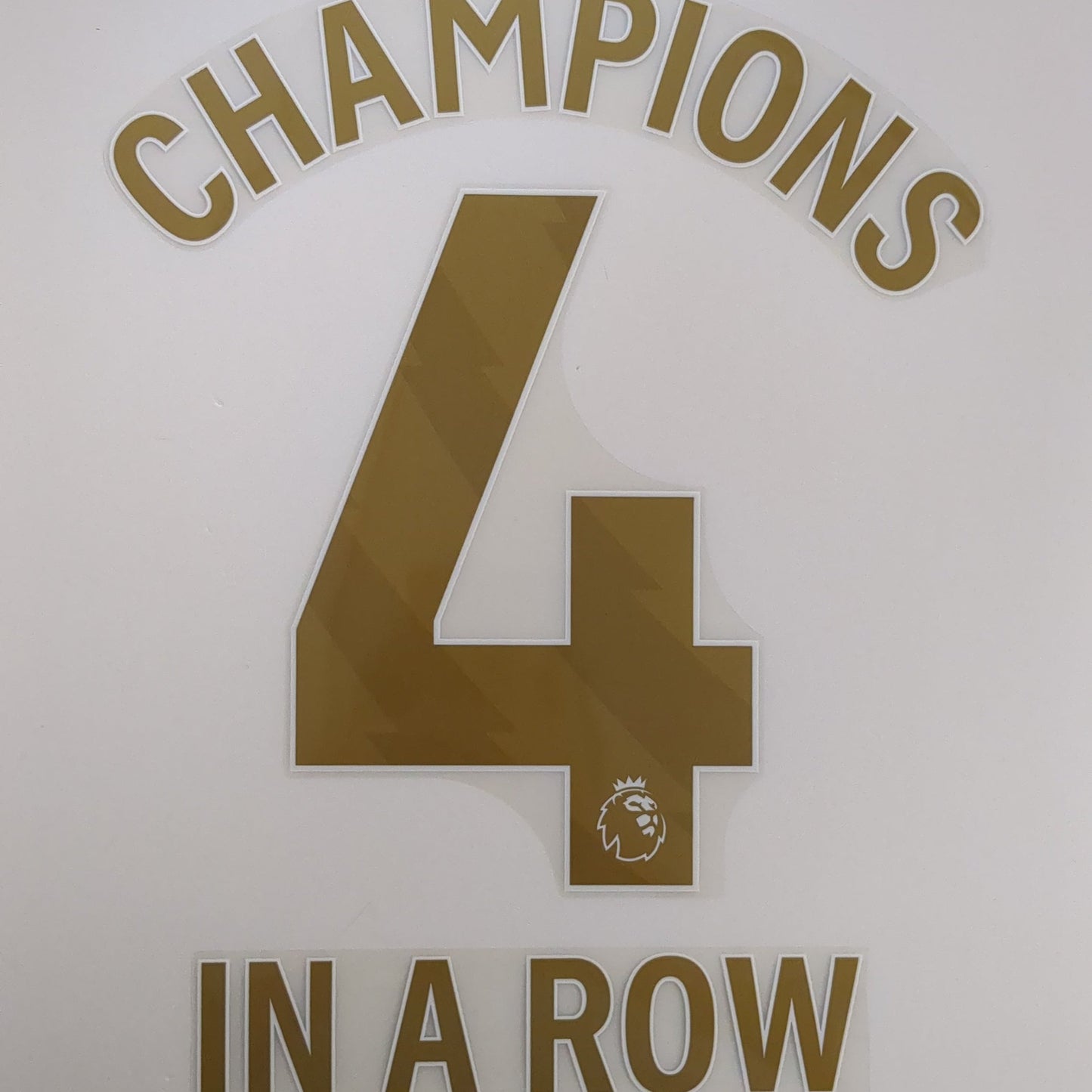 Manchester City Champions 4 in a row